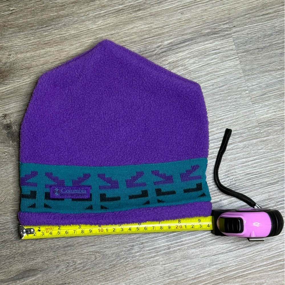 Vintage Columbia Purple and Green Beanie